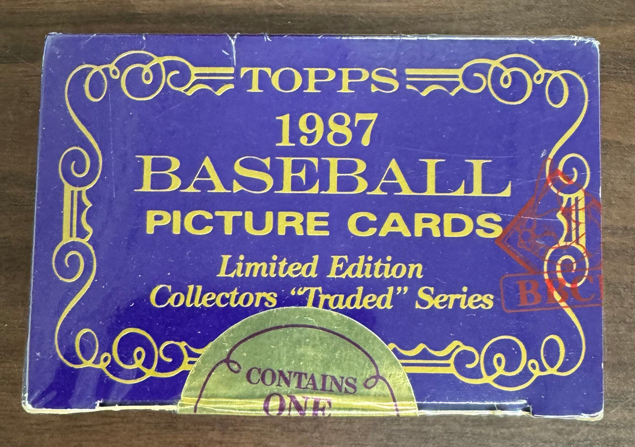 1987 Topps Traded Tiffany Baseball Set BBCE Sealed Tape Intact