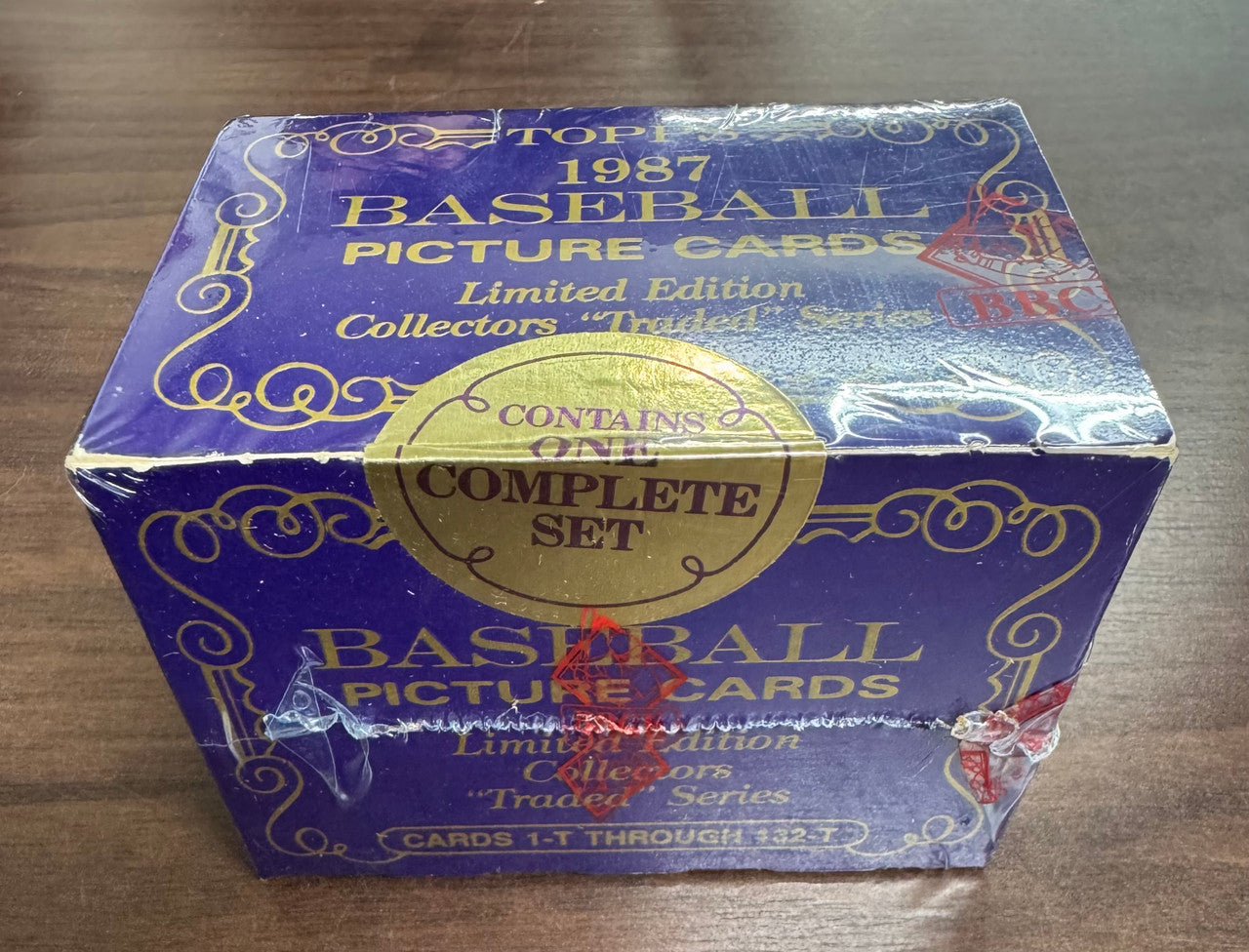 1987 Topps Traded Tiffany Baseball Set BBCE Sealed Tape Intact