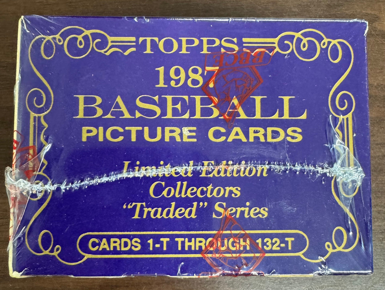 1987 Topps Traded Tiffany Baseball Set BBCE Sealed Tape Intact