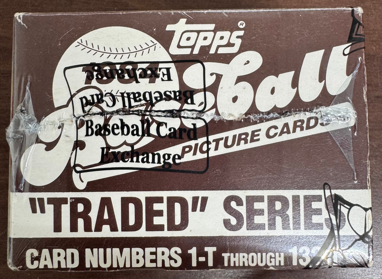 1984 Topps Traded Baseball Factory Set BBCE Wrapped & Sealed