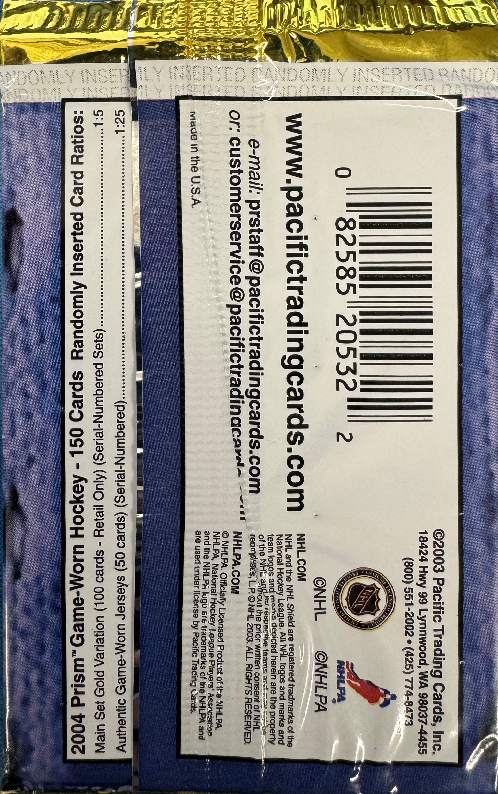 2004 Pacific Prism Hockey Retail Pack