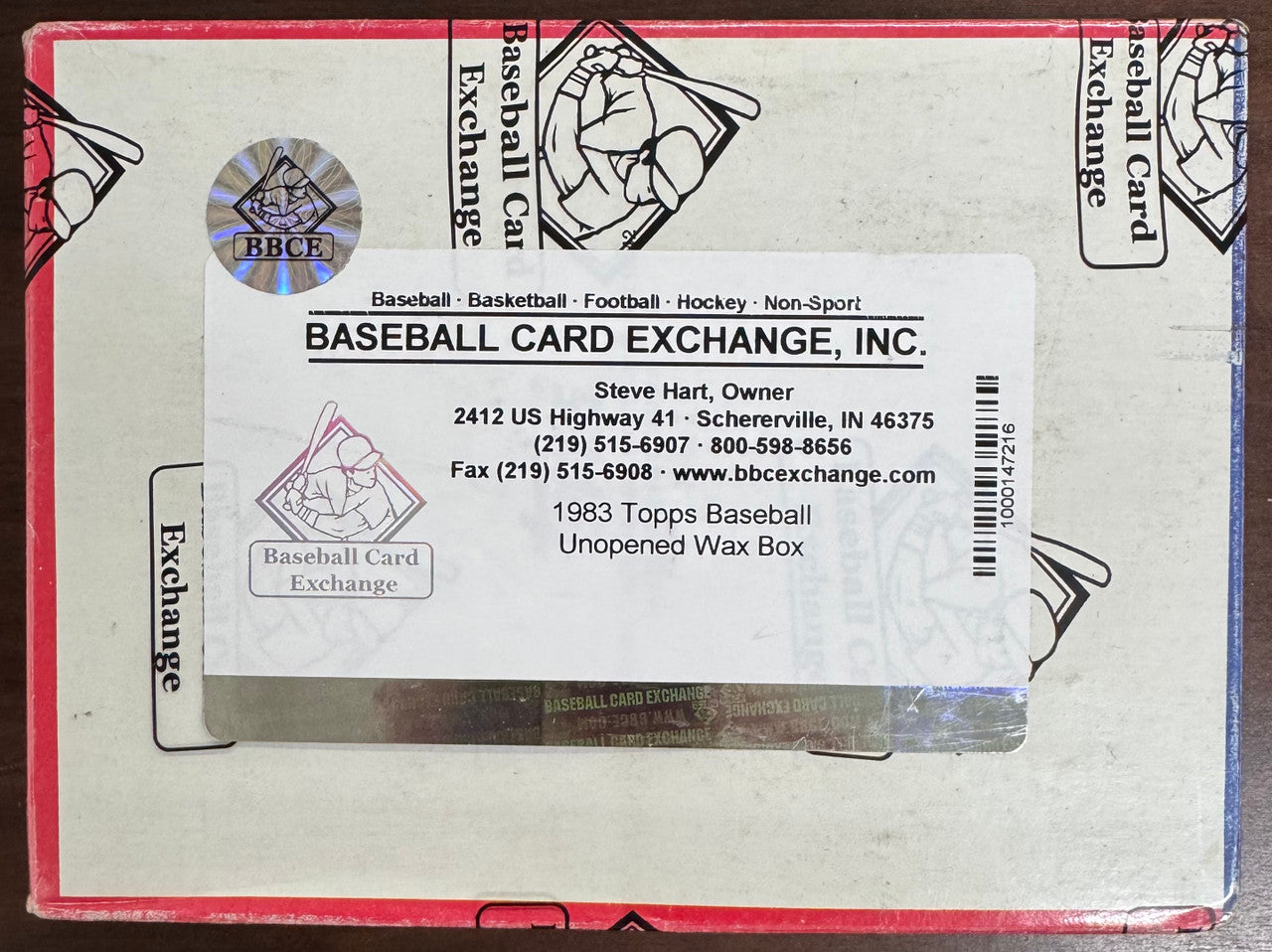 1983 Topps Baseball Unopened Wax Box BBCE Wrapped & Sealed