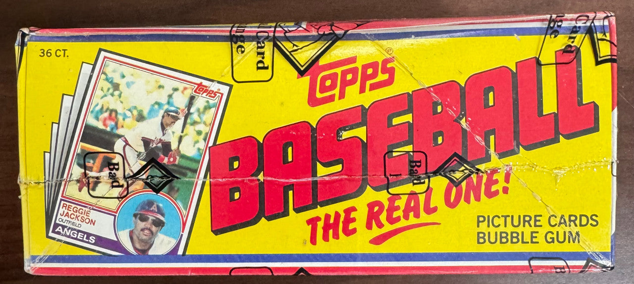 1983 Topps Baseball Unopened Wax Box BBCE Wrapped & Sealed