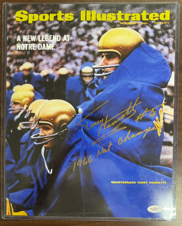 Terry Hanratty Signed Autographed 11x14 Photo JSA COA