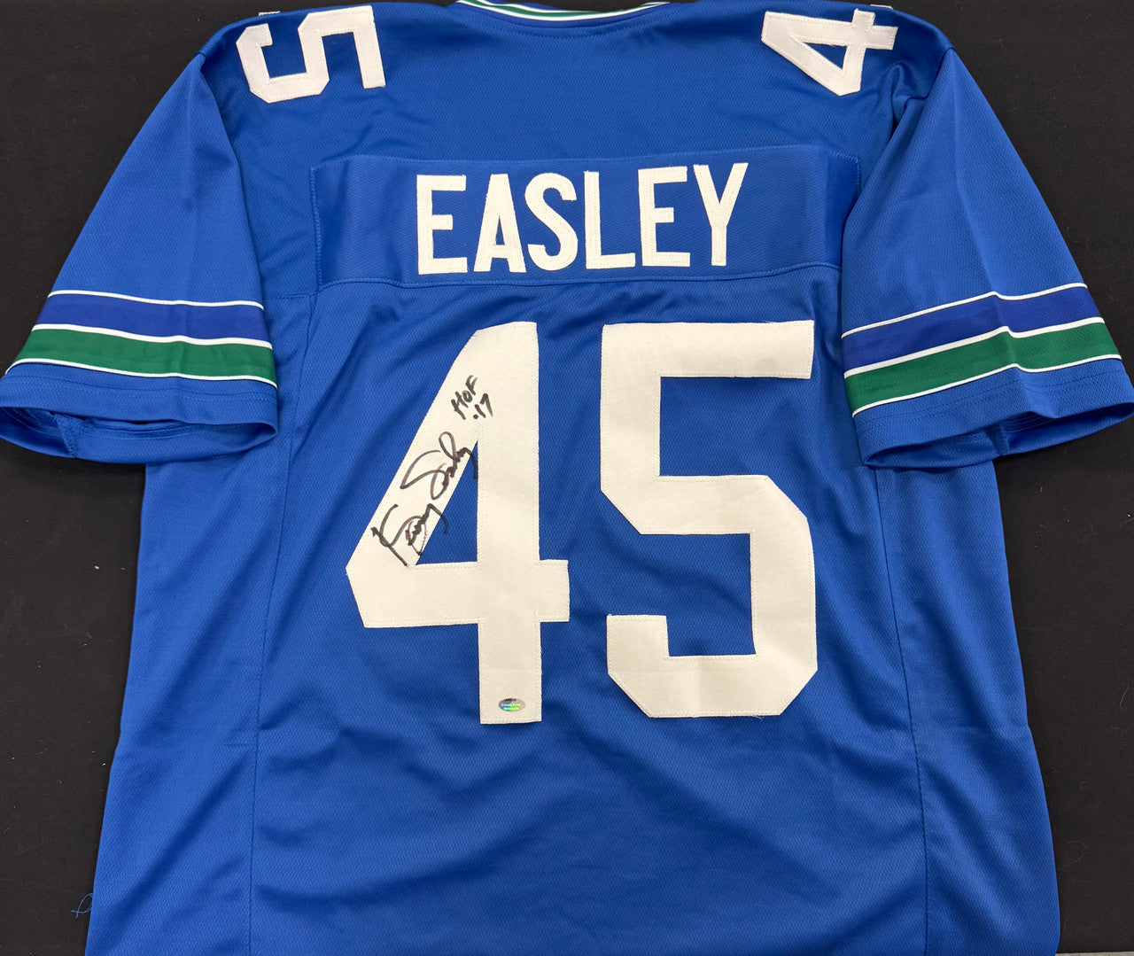 Kenny Easley Signed Autographed Custom Seahawks Jersey Schwartz COA
