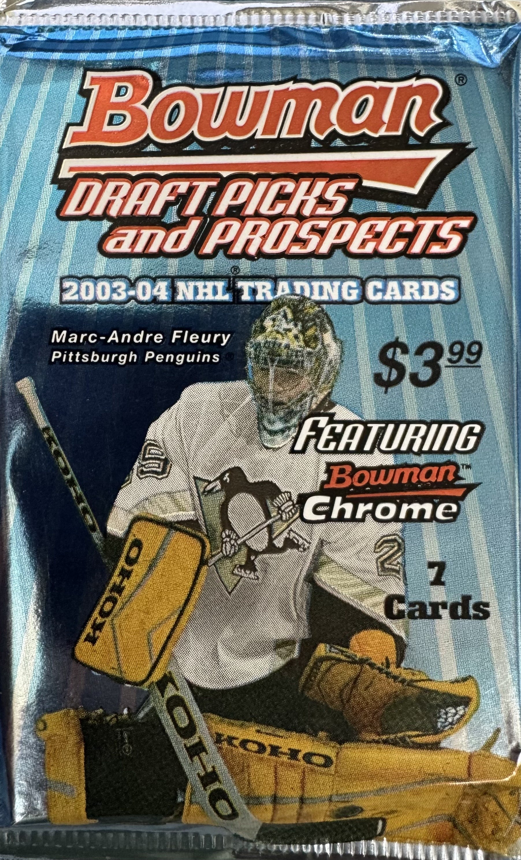2003/04 Bowman Draft Picks and Prospects Hockey Retail Pack