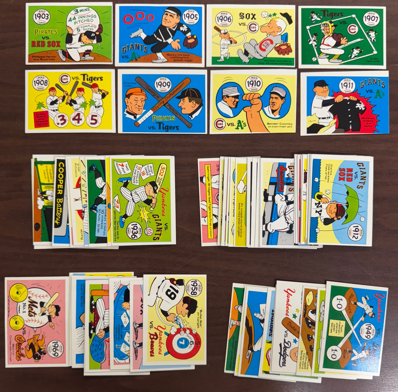 1970 Fleer Baseball World Series Complete Set (66) EX/MT