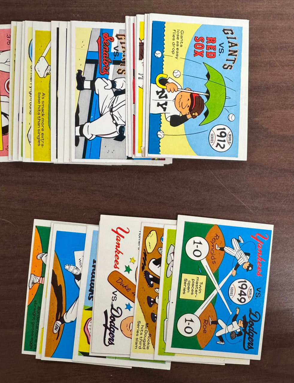 1970 Fleer Baseball World Series Complete Set (66) EX/MT