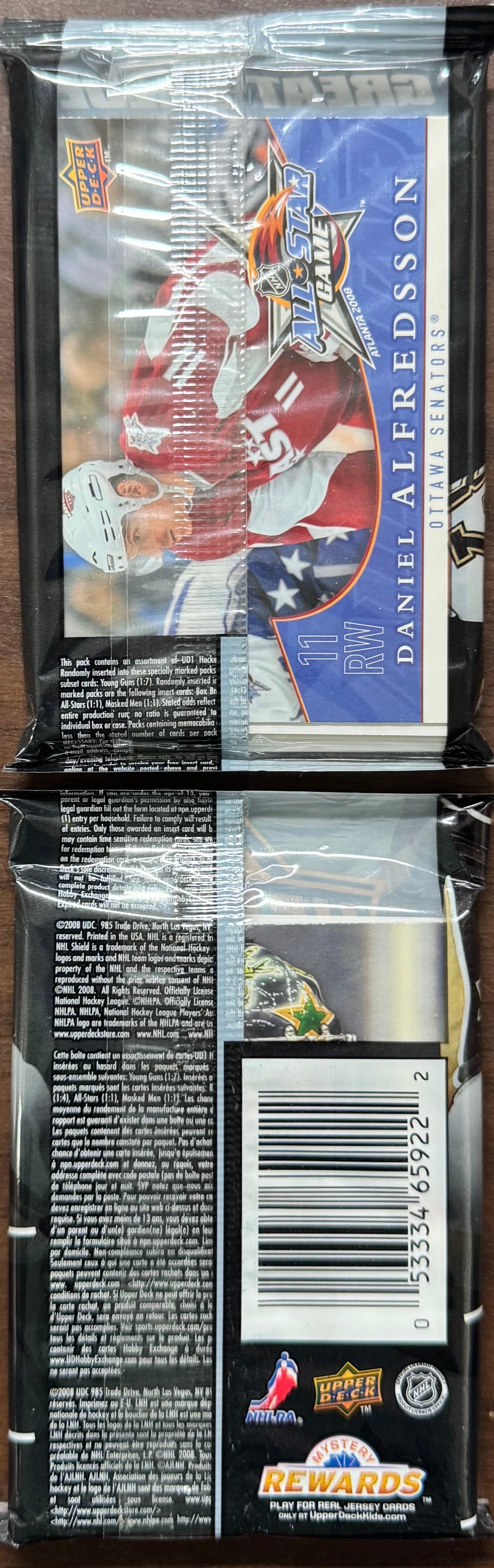 2008/09 Upper Deck Hockey Series 1 Value Pack READ
