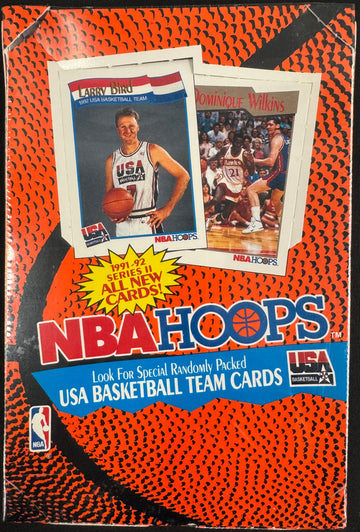 1991/92 NBA Hoops Series 2 Wax Box Factory Sealed