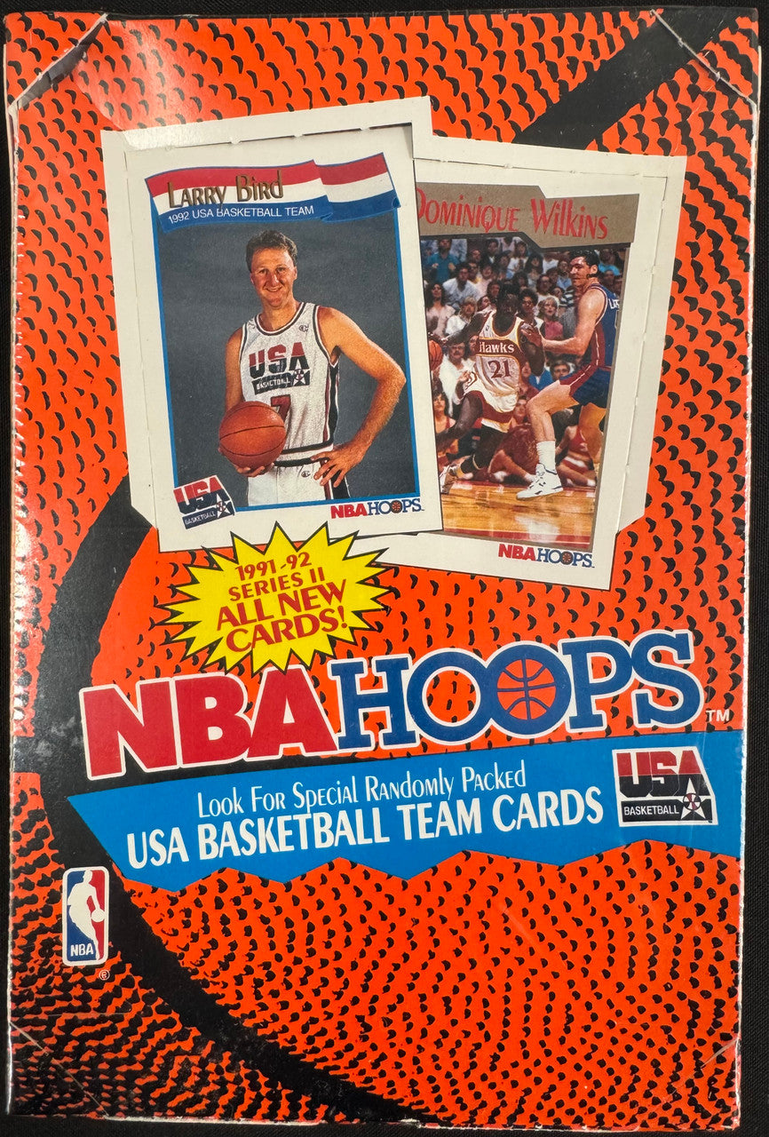 1991/92 NBA Hoops Series 2 Wax Box Factory Sealed