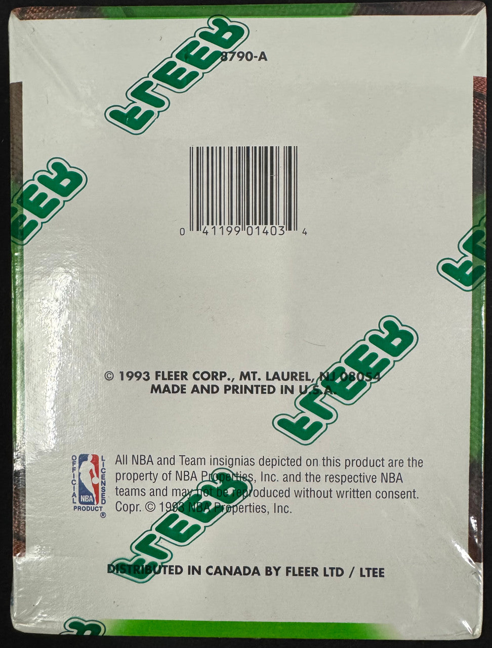 1993/94 Fleer Basketball Series 1 Wax Box Factory Sealed