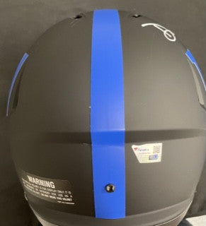 Daniel Jones Signed Autographed Replica Eclipse FS Helmet Fanatics
