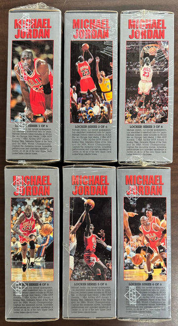 1991/92 Upper Deck Locker Series Michael Jordan Complete Series 1-6 Factory Seal