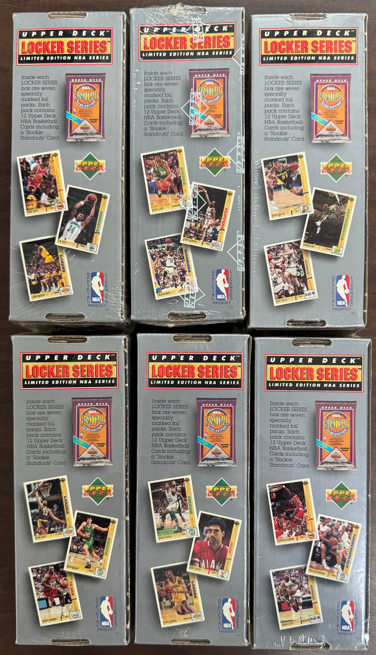 1991/92 Upper Deck Locker Series Michael Jordan Complete Series 1-6 Factory Seal