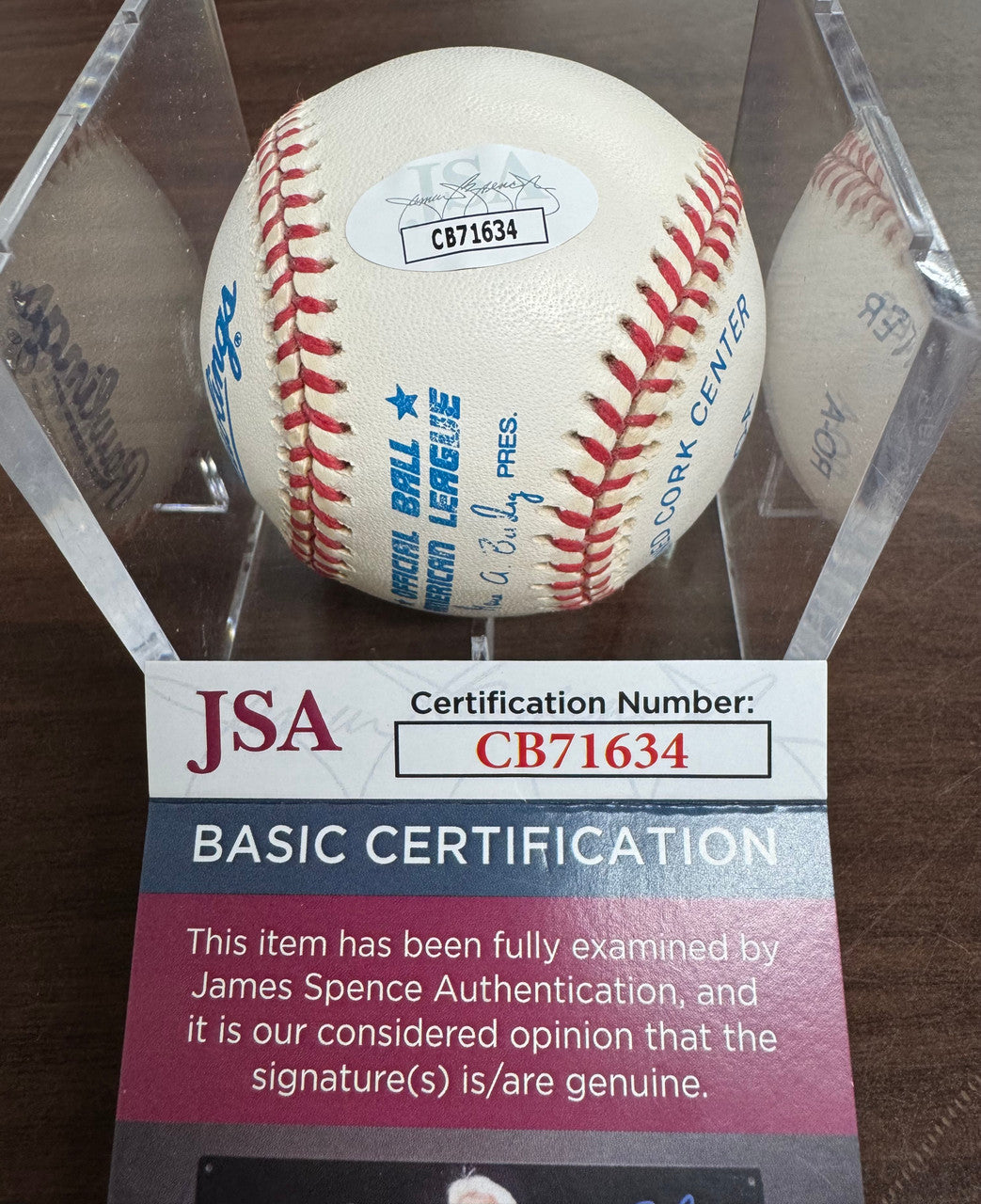Frank Robinson Signed Autogrpahed Rawlings OAL Baseball JSA