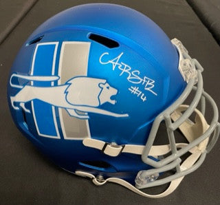 Amon-Ra St. Brown Signed Autographed Helmet FS Replica Alternate Beckett