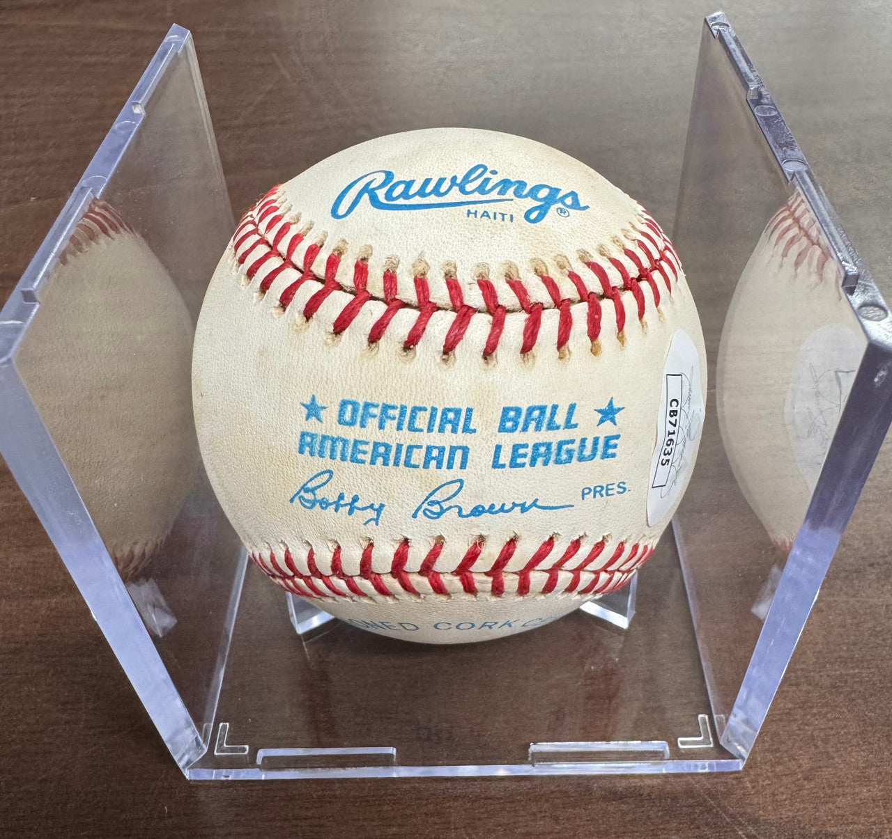 Mark McGwire Signed Autographed Rawlings OAL Baseball JSA *635
