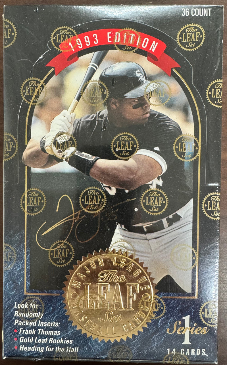 1993 Leaf Baseball Series 1 Wax Box Factory Sealed