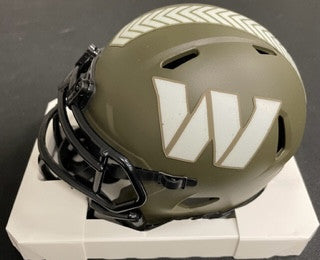 Sam Howell Signed Autographed Salute to Service Mini Helmet Beckett