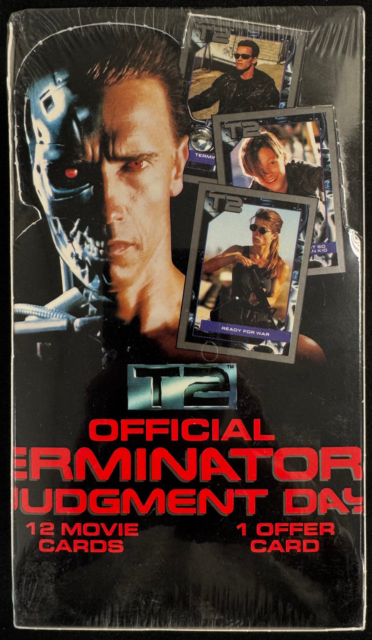 1991 Carolco Official Terminator 2 Judgment Day Card Box Factory Sealed