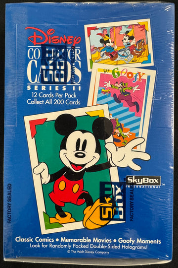 1992 SkyBox Disney Collector Cards Box Series 2 Factory Sealed