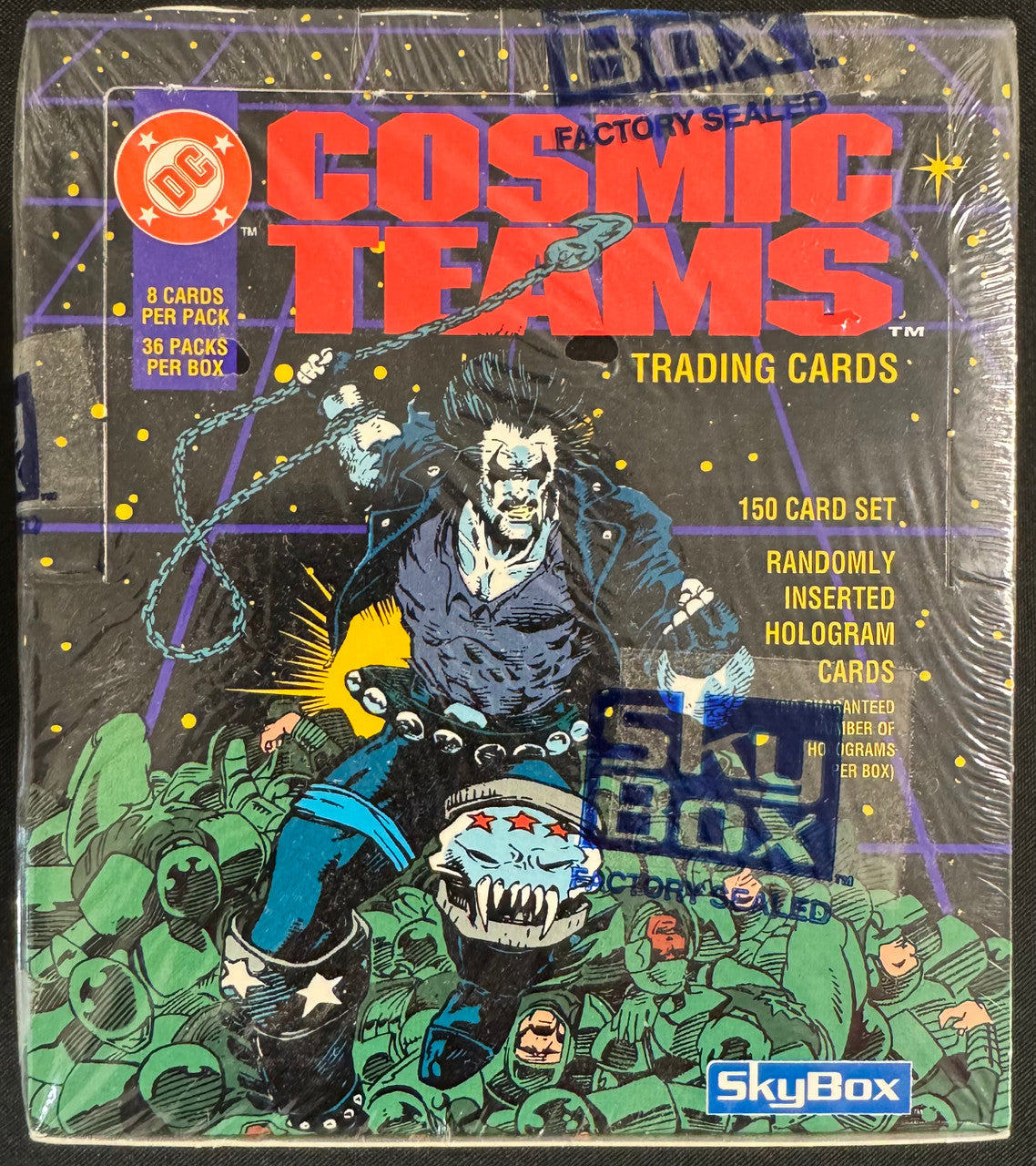 1993 SkyBox DC Cosmic Teams Trading Card Box Factory Sealed