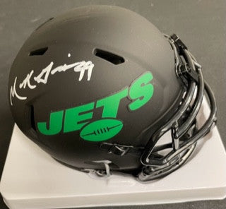 Mark Gastineau Signed Autographed Eclipse Mini Helmet JSA