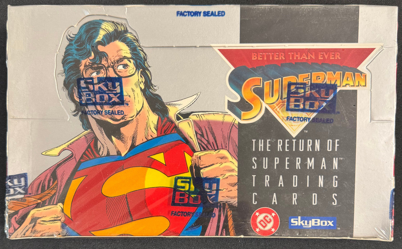 1993 SkyBox The Return Of Superman Trading Card Box Factory Sealed