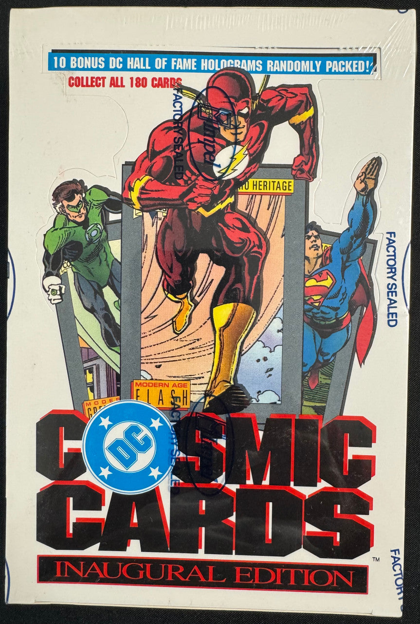 1991 DC Impel Cosmic Teams Cards Inaugural Edition Box 36 Factory Sealed Packs