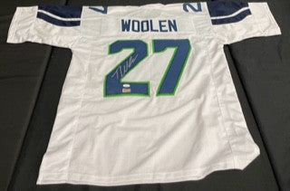 Tariq Woolen Signed Autographed Custom Jersey JSA