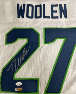 Tariq Woolen Signed Autographed Custom Jersey JSA