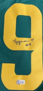 Tyquan Thornton Signed Autographed Custom Baylor Jersey Beckett