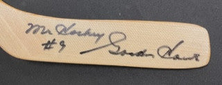 Gordie Howe Signed Autographed Northland Stick Inscribed Mr Hockey JSA