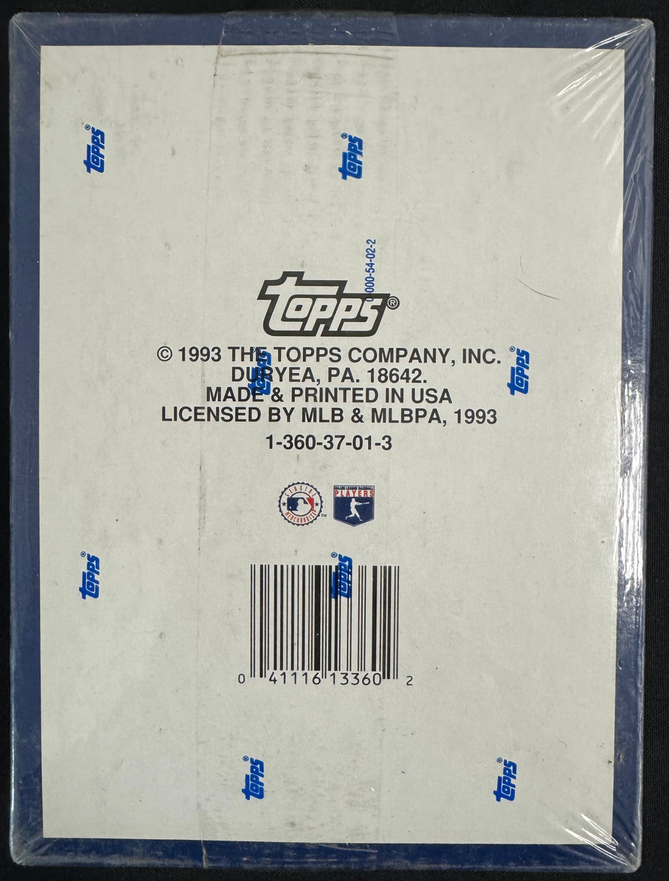 1993 Bowman Baseball Wax Box Factory Sealed 24 Packs
