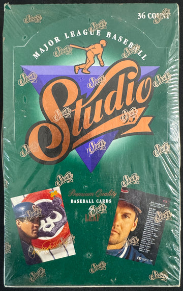 1993 Leaf Studio Baseball Wax Box Factory Sealed