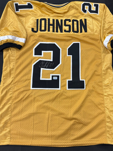Calvin Johnson Signed Autographed Georgia Tech Custom Jersey Absolute Authentics