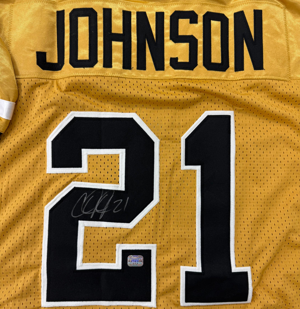 Calvin Johnson Signed Autographed Georgia Tech Custom Jersey Absolute Authentics