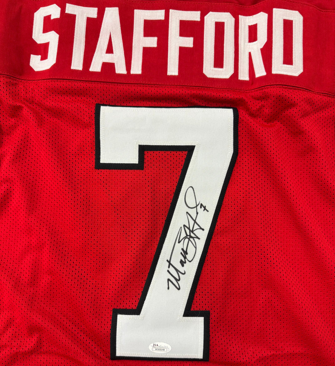 Matthew Stafford Signed Autographed Custom Georgia Jersey JSA