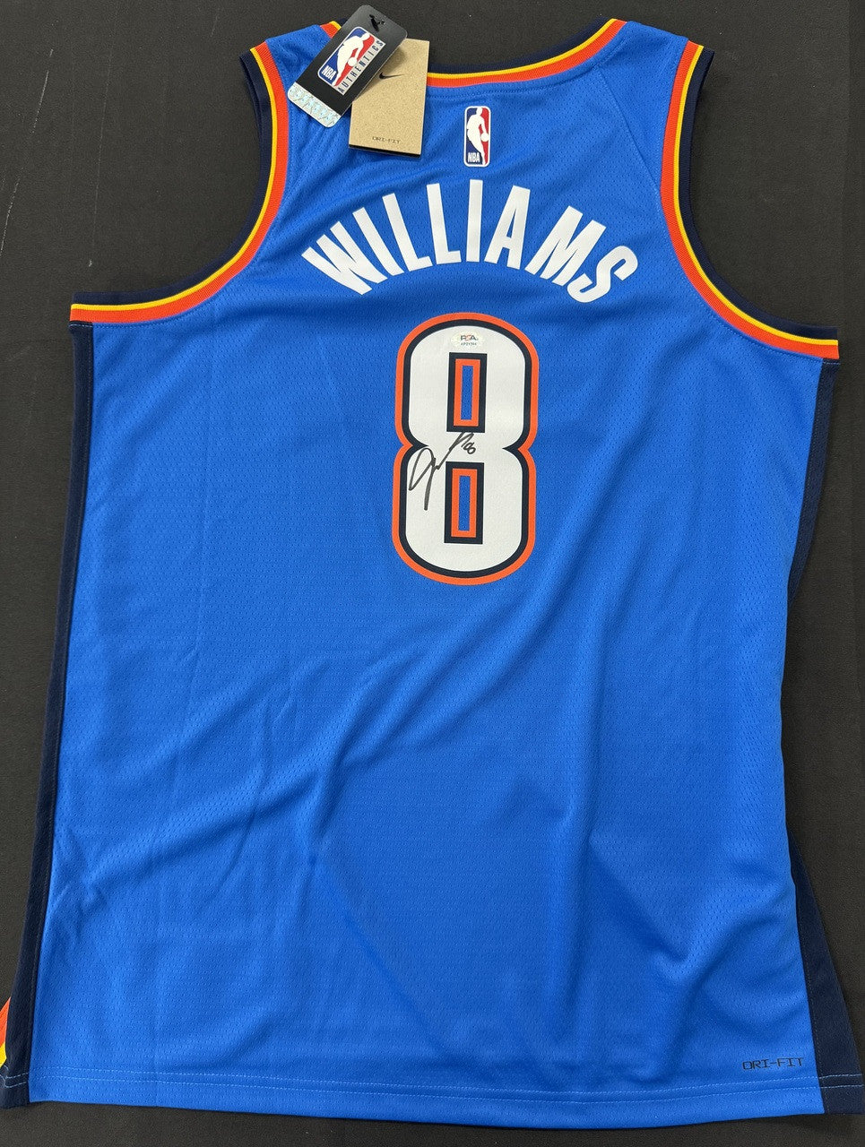 Jalen Williams Signed Autographed Authentic Nike Jersey PSA Auth