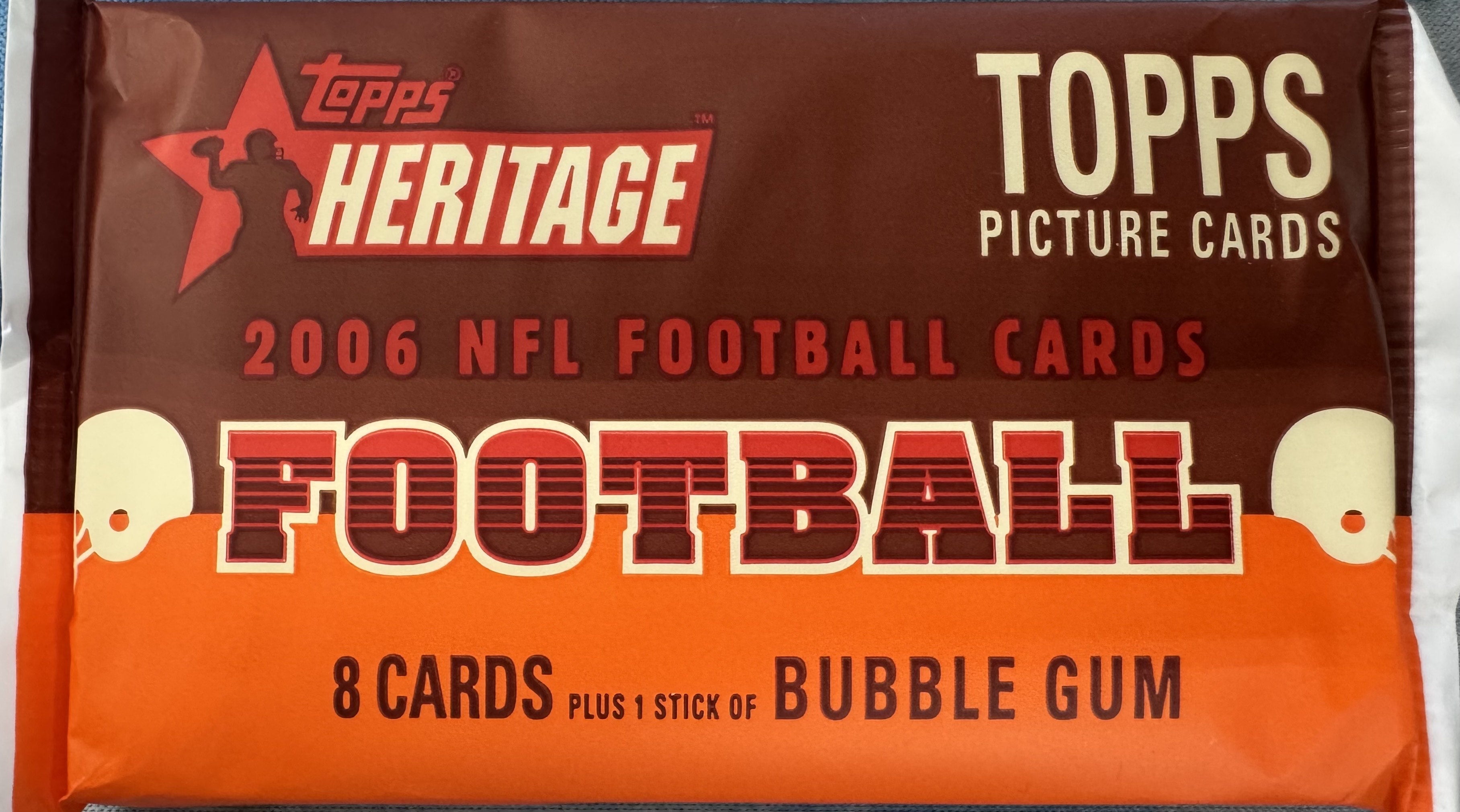 2006 Topps Heritage Football Retail Pack