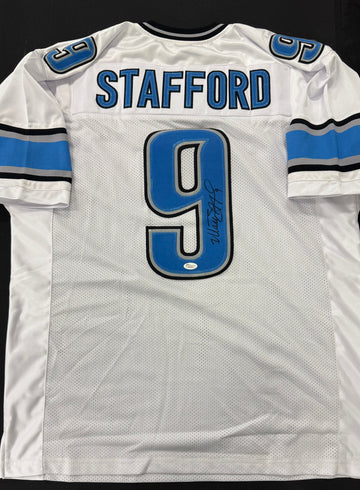 Matthew Stafford Signed Autographed Lions Custom Away Jersey JSA
