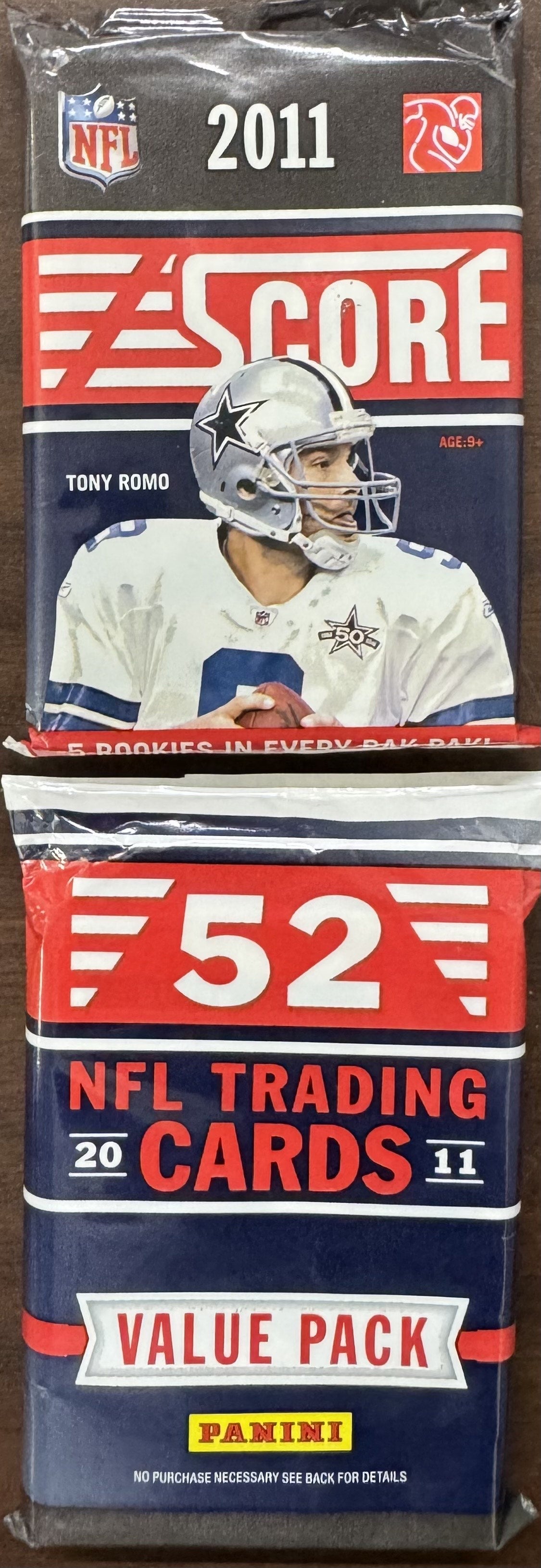 2011 Panini Score Football Value Pack READ