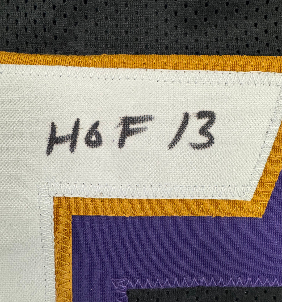Jonathan Odgen Signed Autogrpahed Inscribed Custom Ravens Jersey Beckett Witness