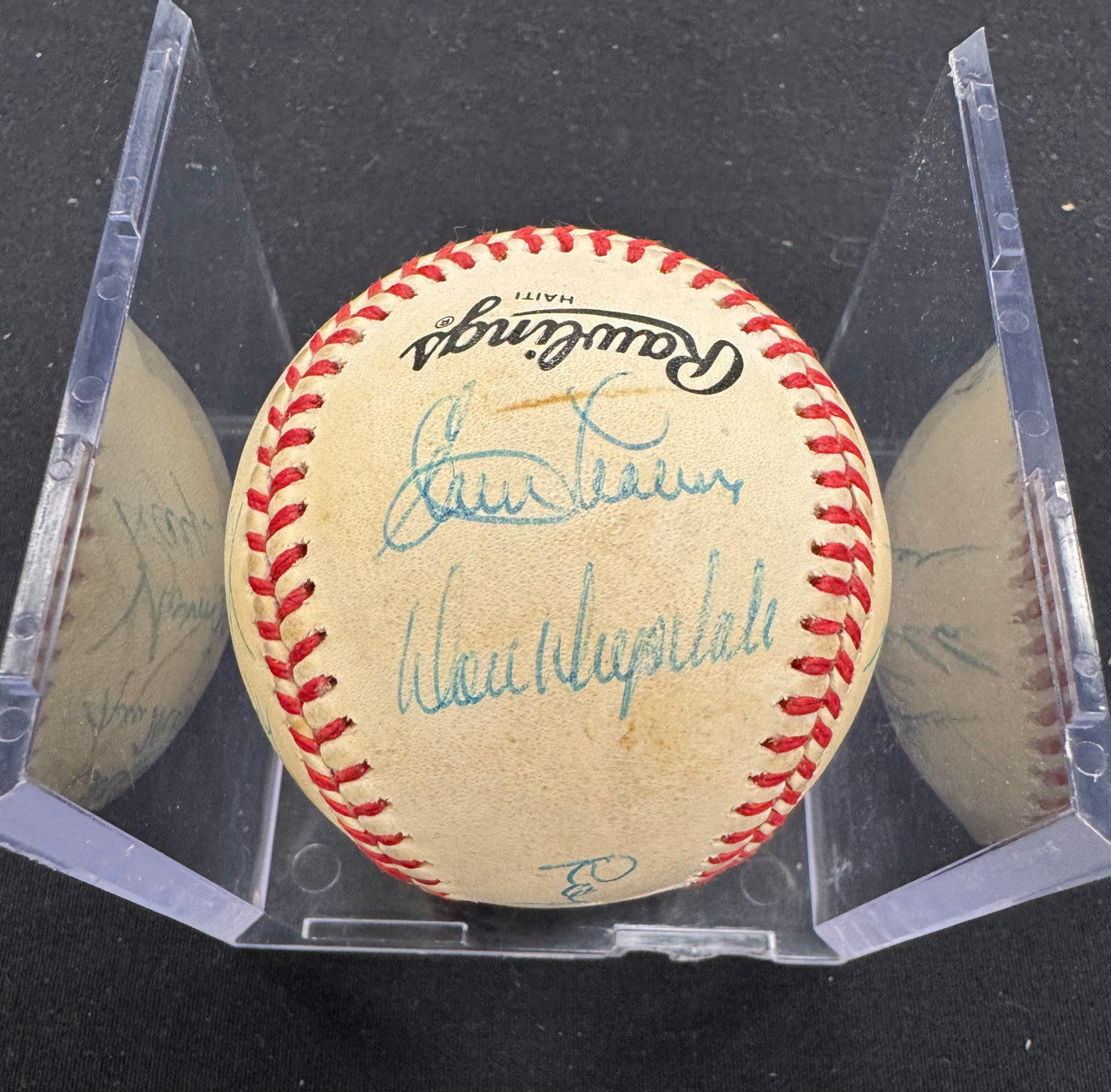 Dodgers Team Signed Autographed Drysdale Erskine + Rawlings ONL Baseball JSA LOA