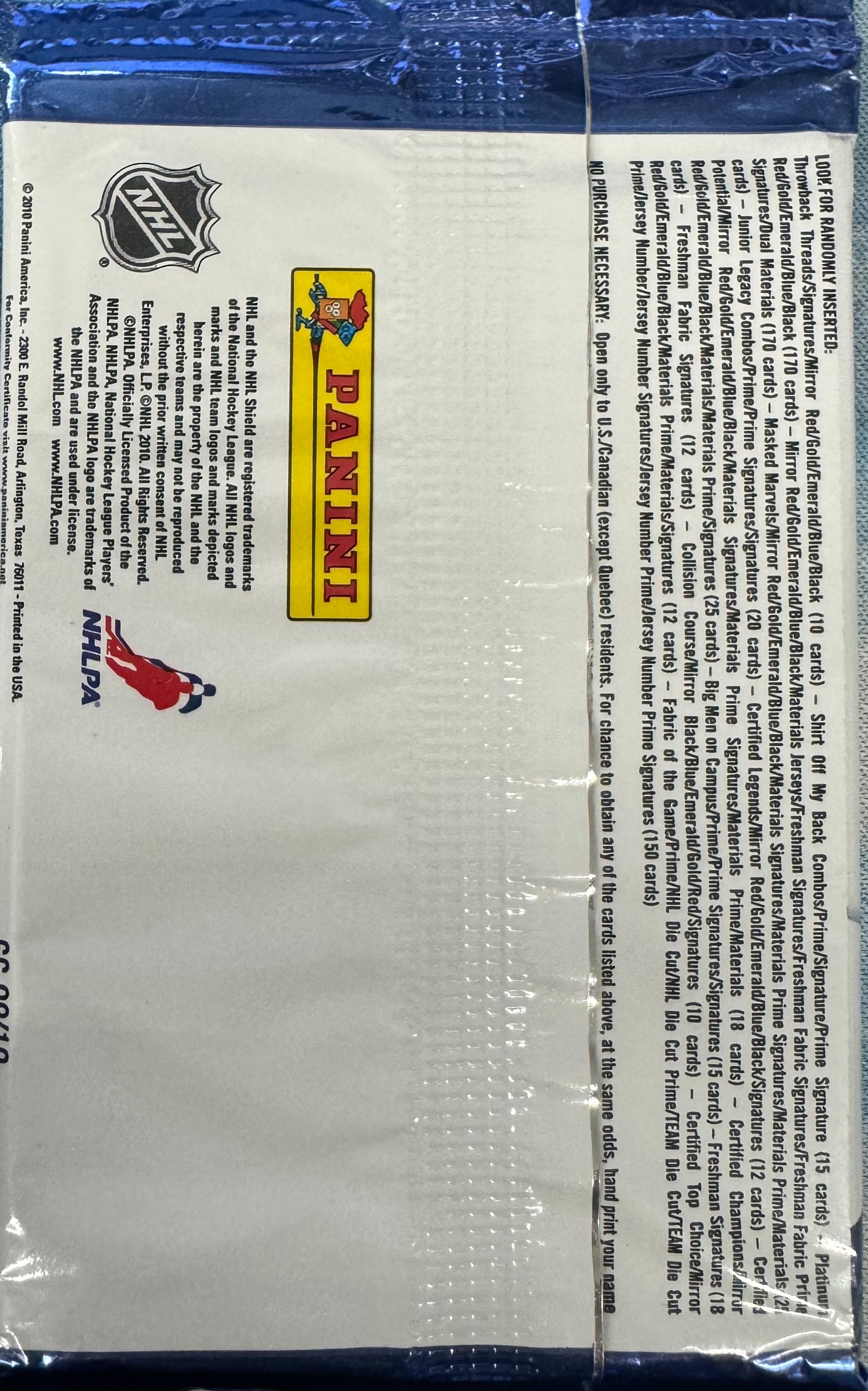 2010/11 Panini Certified Hockey Blaster Pack