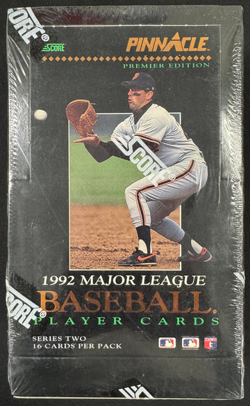 1992 Pinnacle Baseball Premier Edition Series 2 Wax Box Factory Sealed