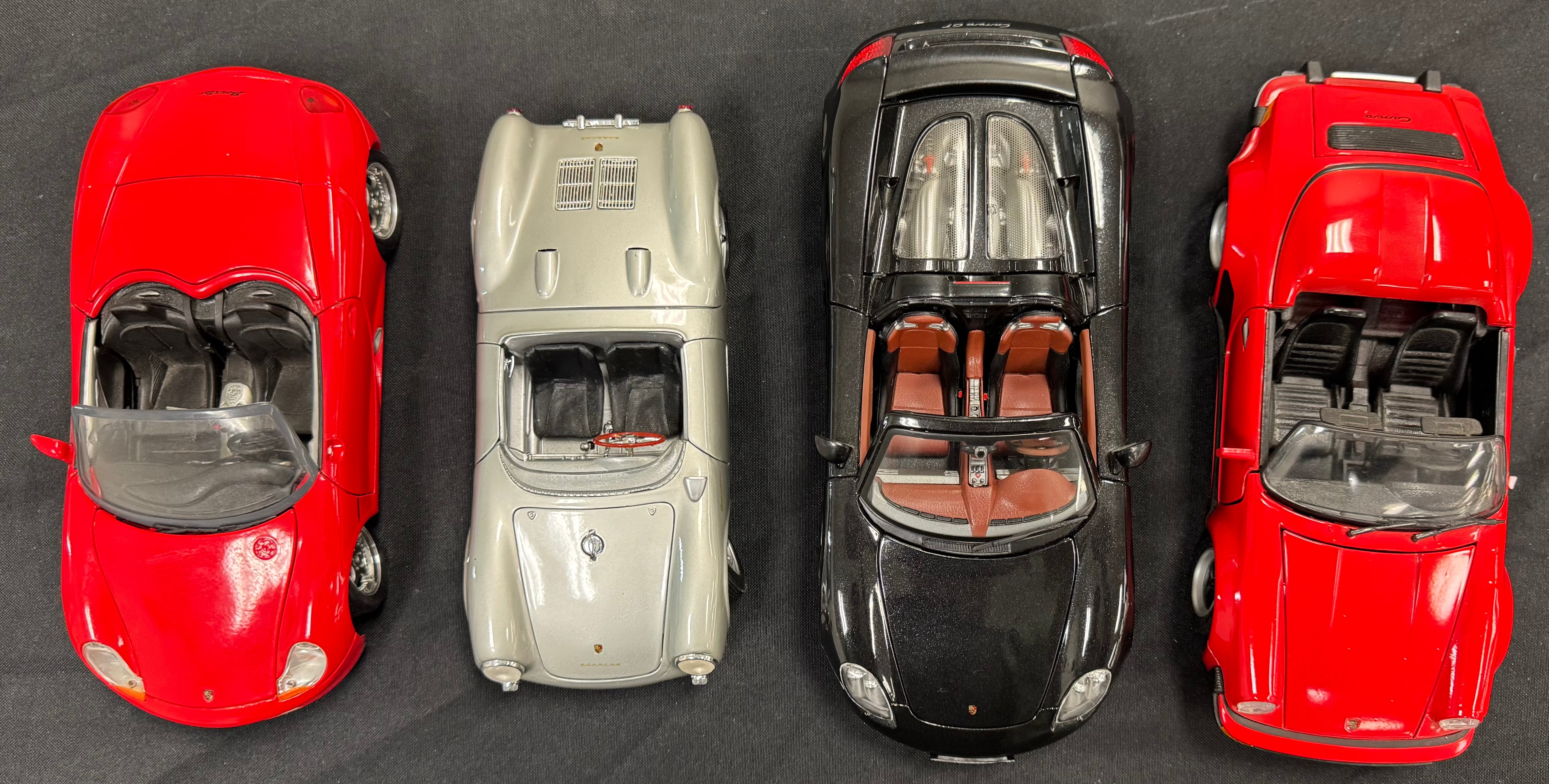 Maisto Porsche 1/18 Diecast Car Lot READ