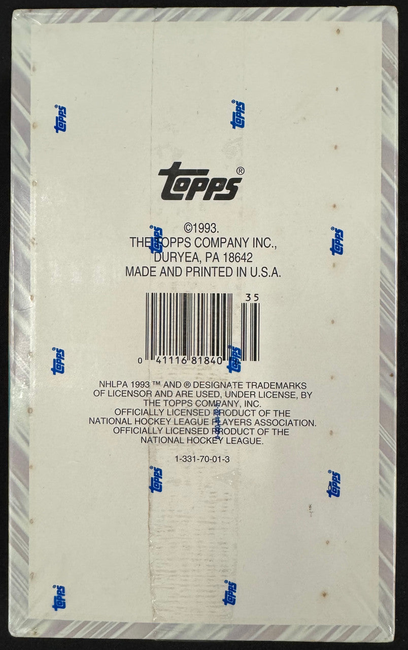 1993/94 Topps Hockey Series 1 Premier Wax Box Factory Sealed