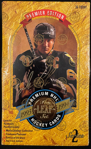 1993/94 Leaf Hockey Series 2 Wax Box Factory Sealed